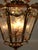 Bronze 1970 French Louis XVI Gold Bronze Glass Lantern Chandelier For Sale - Image 8 of 16