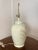 Chinoiserie Chinoiserie Style Floral Antique White Ceramic Table Lamp For Sale - Image 3 of 10