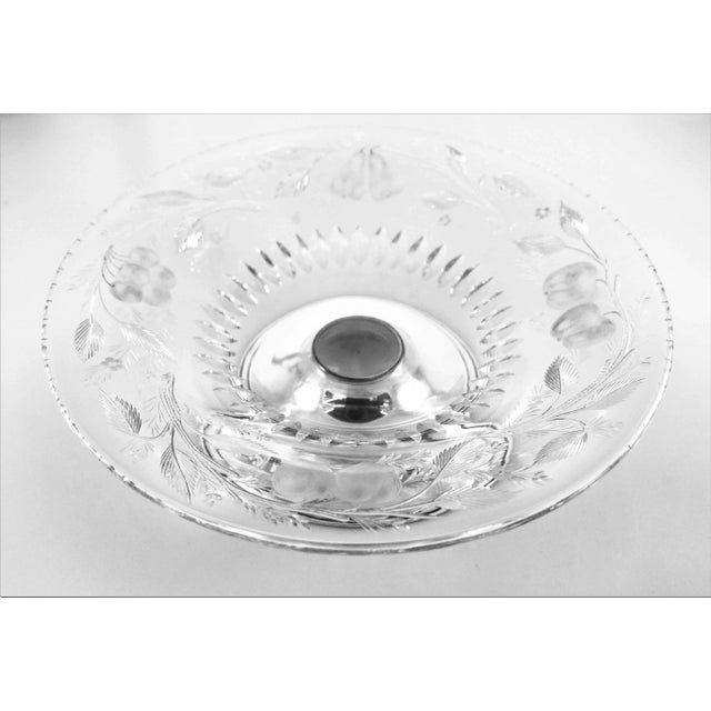 For those that seek-out the rare and unusual, this is for you: lovely crystal candlesticks with a sterling silver base and...