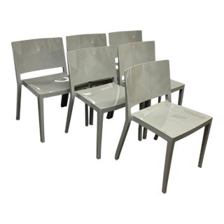 Piero Lissoni for Kartell Lizz Stacking Chairs, Set of Six For Sale