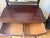 Antique Victorian Style Mahogany Bow-Front 3-Drawer Chest & Tilting Arched Vanity Mirror For Sale - Image 4 of 4
