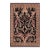 Art Nouveau 1990's Pak-Persian Black/Gray Wool Rug - 9'2'' X 12'5'' For Sale