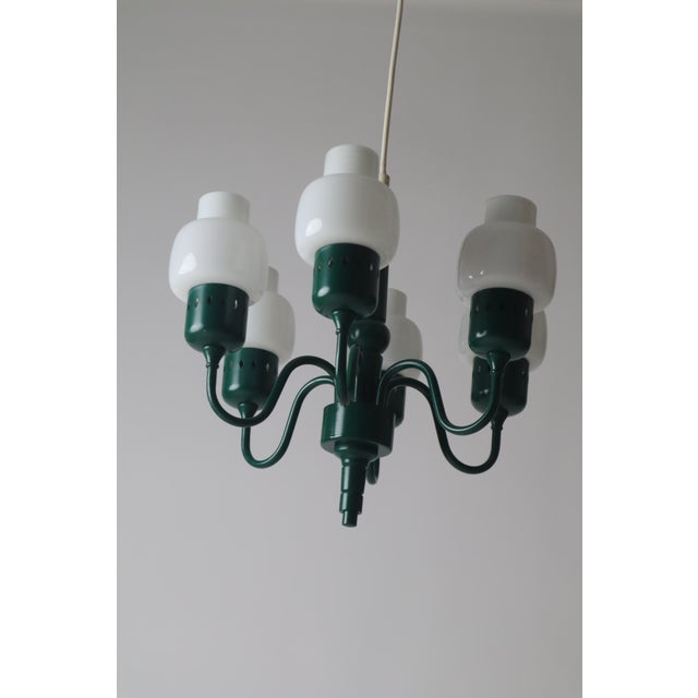 Green Ceiling Lamp Modell T-526 by Hans-Agne Jakobsson for Hans-Agne Jakobsson Ab Markaryd, 1950s For Sale - Image 13 of 18