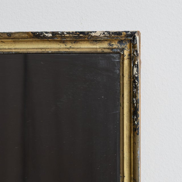French 19th Century France Gold Wood Mirror For Sale - Image 3 of 10