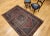19th Century Persian Bidjar Rug, Handwoven Geometric Pattern, Burgundy & Blue, 5’ X 7’ For Sale - Image 4 of 12