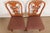 1920s Romweber Antique Georgian Carved Walnut Side Chairs or Dining Chairs, Set of Four For Sale - Image 5 of 14