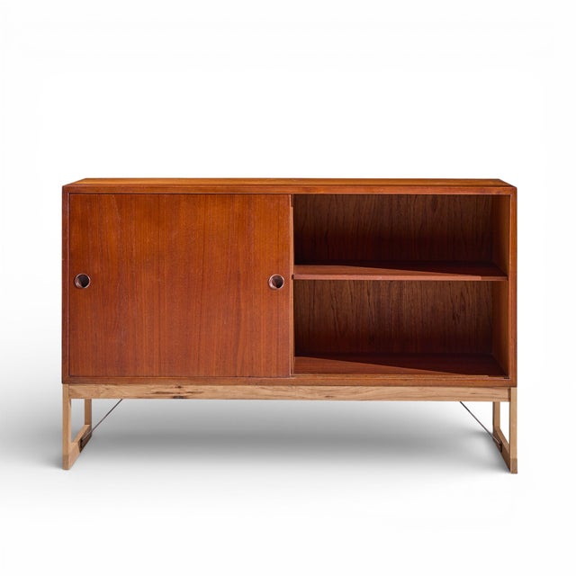 Wood Børge Mogensen Öresund Mid Century Swedish Teak and Oak Cabinet Credenza For Sale - Image 7 of 10