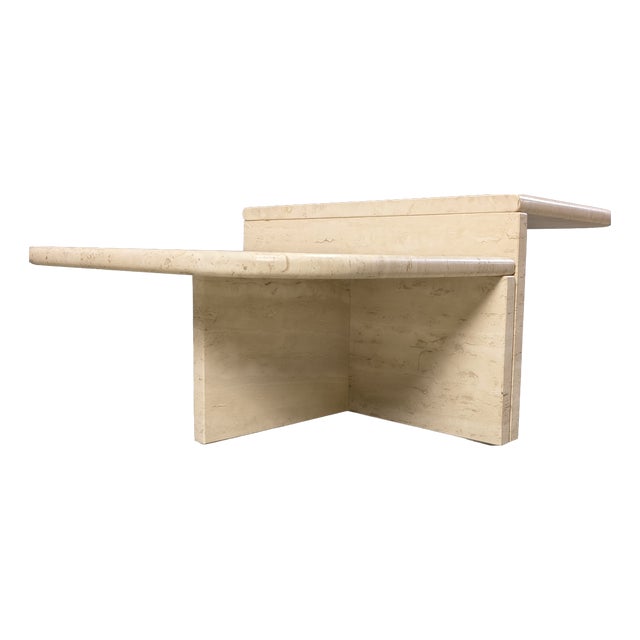 Vintage Travertine Coffee Tables, 1970s, Set of 2 For Sale