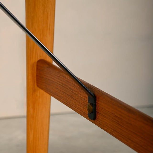 Vintage Hunting Table in Teak and Oak by Børge Mogensen for Søborg Møbelfabrik, 1950s For Sale - Image 11 of 18