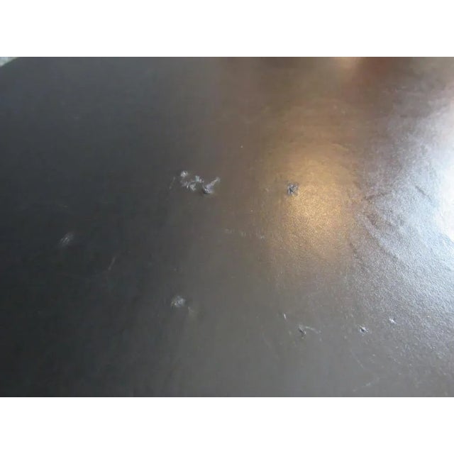 Modern Lucite and Horsehide Console Desk For Sale - Image 3 of 12