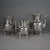 Late 19th Century 3 Piece Antique Figural Silver Plated Tea Set, Circa 1890 For Sale - Image 5 of 6