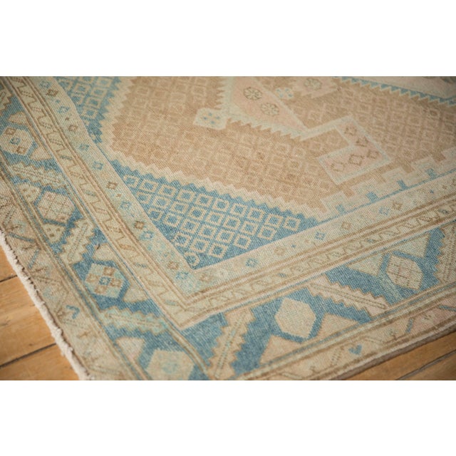 1940s 1940s Vintage Persian Hamadan Cloud Band Medallion Wool Rug For Sale - Image 5 of 11