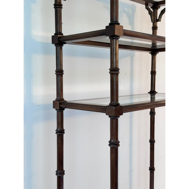 1970s Faux Bamboo Etagere by Lane For Sale - Image 11 of 18