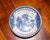 1950s Vintage Schweppes Blue Willow Transferware Tip Plate Wine Coaster (4 3/4") For Sale - Image 5 of 5