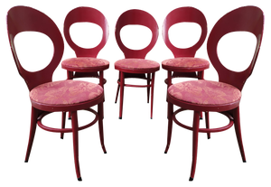 Mouettes Bistro Chairs from Baumann, 1960s, Set of 5