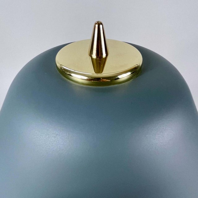 Mid-Century Modern Swedish Walnut and Brass Table Lamp by Erik Tidstrand, 1940s For Sale - Image 16 of 18