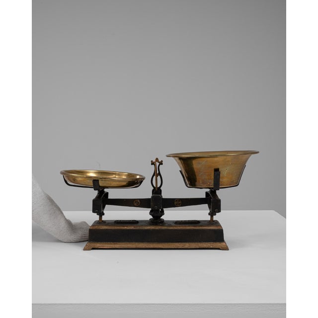 19th Century French Iron & Brass Scale For Sale - Image 17 of 18