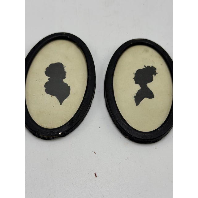 Vintage Silhouettes, Set of Two For Sale In Charleston - Image 6 of 7