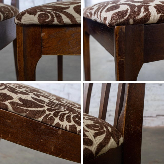 1962-1970 Mid Century Modern Broyhill Brasilia Walnut Dining or Side Chairs a Pair For Sale - Image 15 of 17