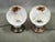 A charming pair of italian mid-century modern table lamps dating from the 1950s, distinguished by their sculptural murano...