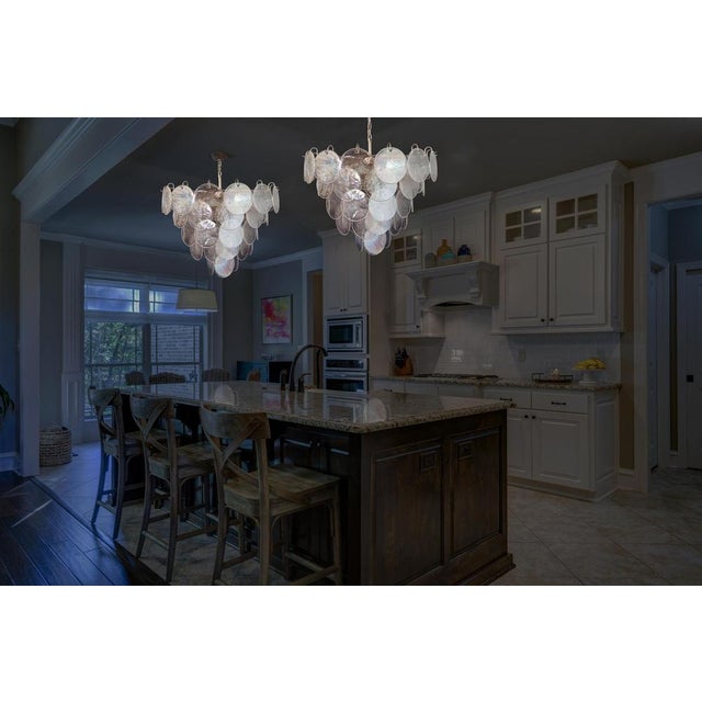 Space Age Murano Chandelier, 1980 For Sale - Image 6 of 16