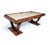 Art Deco Burr Walnut Convertible Pool Dining Table by Sir William Bentley, 1990 For Sale - Image 4 of 18
