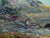 Sky Blue 1970s Audrey Myrick Original Coastal Seascape Oil on Canvas in Carved Gilt Frame For Sale - Image 8 of 13