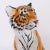 Vintage Italian Glazed Terra Cotta Tiger or Cat For Sale In West Palm - Image 6 of 9