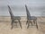 Pair of Late 20th Century David T Smith Bow Back Windsor Chairs Dark Green Finish Ohio Bench Made For Sale In Cleveland - Image 6 of 11