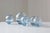 A collection of five Rondo Aqua vases designed by Per Lütken and produced by the renowned Danish glassworks Holmegaard....