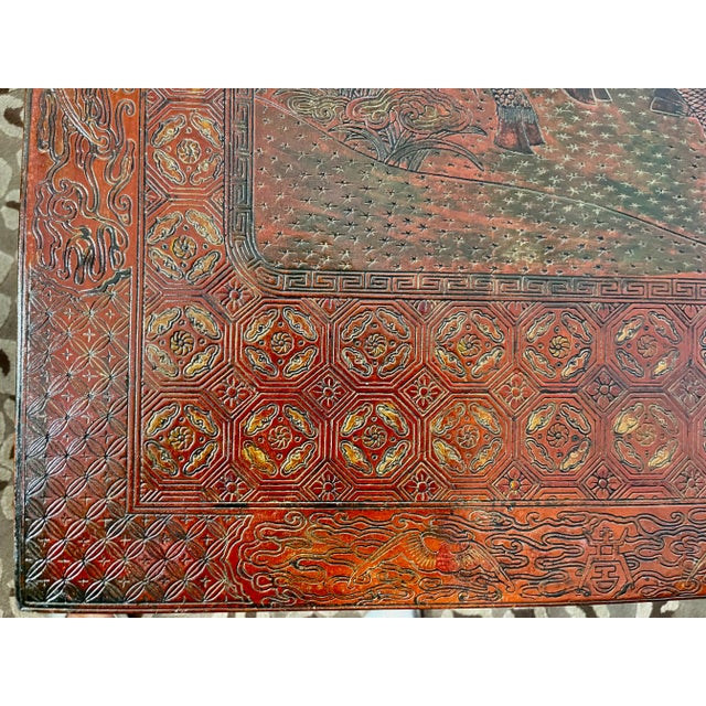 1940's French Chinoiserie Lacquer Coffee Table, For Sale - Image 10 of 18
