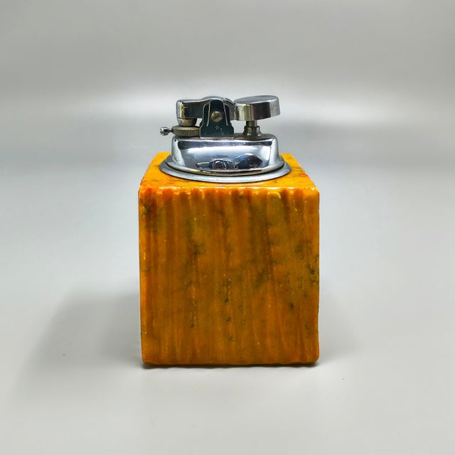 Stone Alabaster Smoking Set by Romano Bianchi, 1960s, Set of 2 For Sale - Image 7 of 10