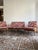 Mid-Century Scandinavian Floral Sitting Area Set, 1960s, Set of 3, in Very Good conditions. Designed 1960 to 1969