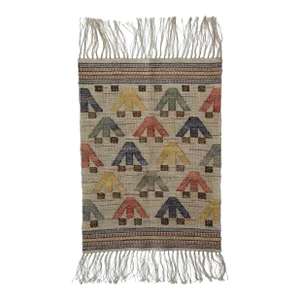 Vintage Swedish Linen and Wool Tapestry in the Style of Märta Måås Fjetterström