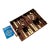 Backgammon Brown Leatherette Handled Case For Sale