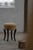 Wood Mid-Century Danish Stool in Lambswool Upholstery with Curved Wooden Legs, 1940s For Sale - Image 7 of 18