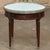 Antique French Louis XVI Mahogany Marble Top Bouillotte Table For Sale - Image 4 of 16