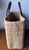 2020s French Straw Market Tote Basket-Leather Handles For Sale - Image 5 of 6