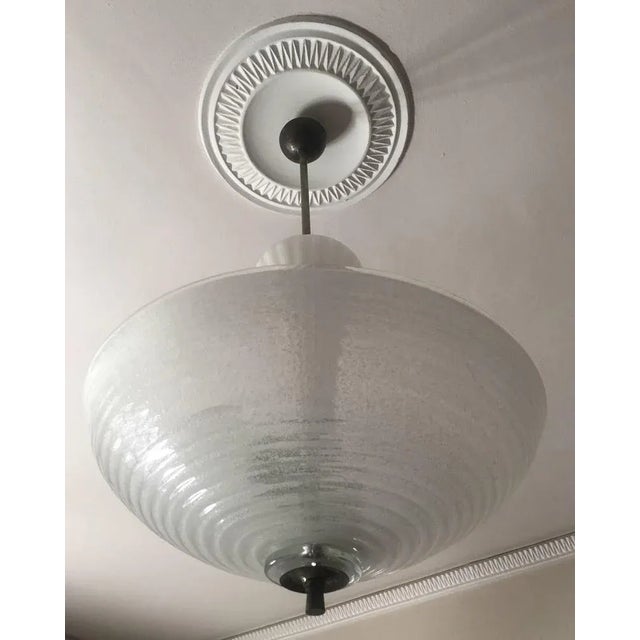 Italian Pulegoso Glass Pendant from Barovier & Toso, 1940s For Sale - Image 16 of 17