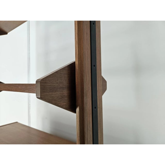 Teak Bookcase with Shelves and Compartment, 1960 For Sale - Image 12 of 18