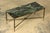 Mid-20th Century French Maison Jansen Style Brass and Green Marble Coffee Table For Sale - Image 16 of 18