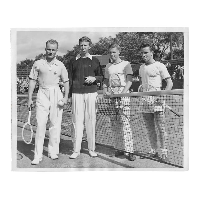 1938 Men's Tennis Photograph of Don Budge & Gene Mako For Sale