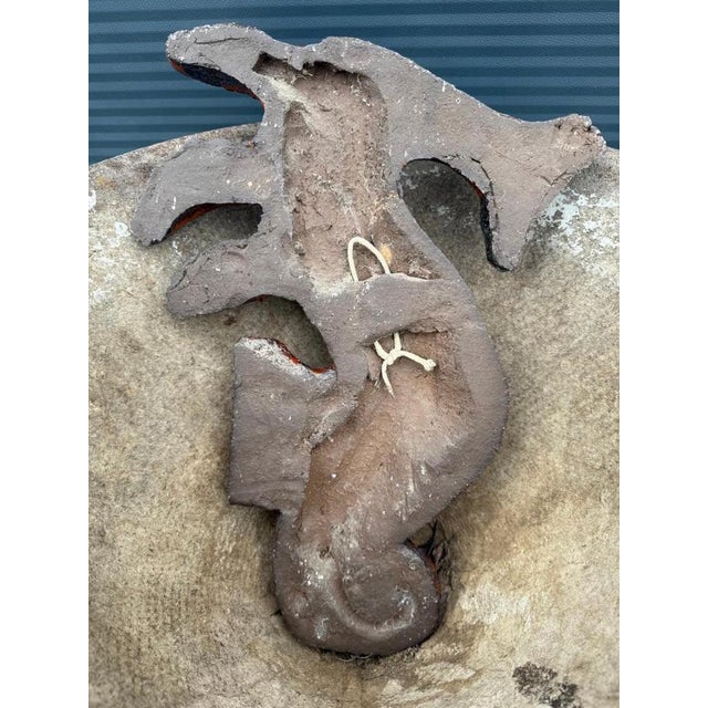 Large Brutalist Seahorse Wall Decoration by Piet Lemahieu, Belgium, 1960s For Sale - Image 15 of 18