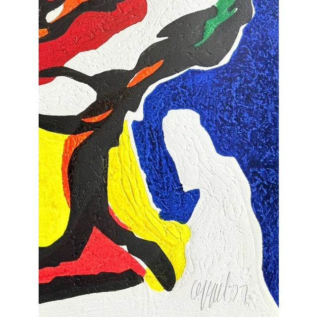 Karel Appel, Le Philosophe, 1977, Woodcut Print For Sale - Image 3 of 6