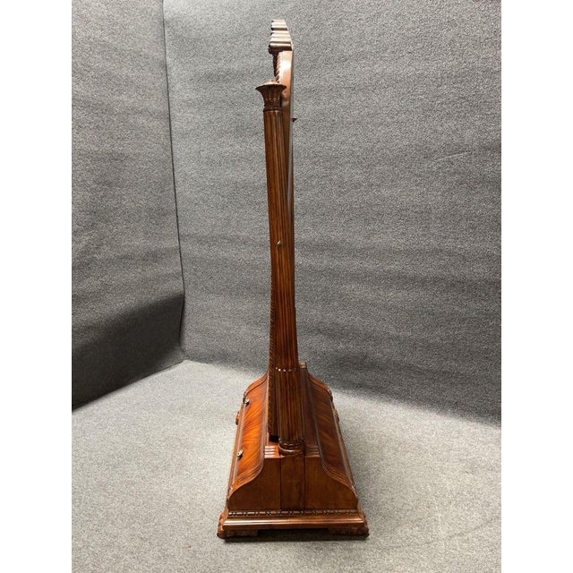 Mahogany Full Size Floor Mirror For Sale - Image 10 of 10