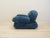 Italian Blue Armchair, 1970s For Sale - Image 4 of 14