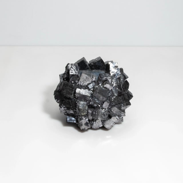 Modern Votive Holder in Galena Large For Sale - Image 3 of 9