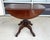 Early 20th Century Antique Mahogany Drop Leaf Table With Pedestal Base For Sale - Image 5 of 14