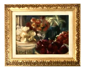 1990s Impressionist Style Still Life Painting by Jill Chancey Phillips, Framed