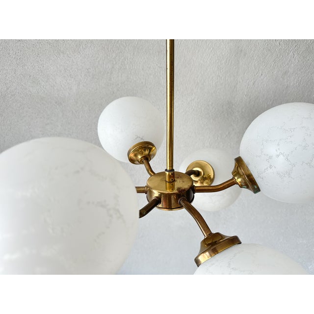 Vintage Sputnik Chandelier, 1970s For Sale - Image 10 of 15